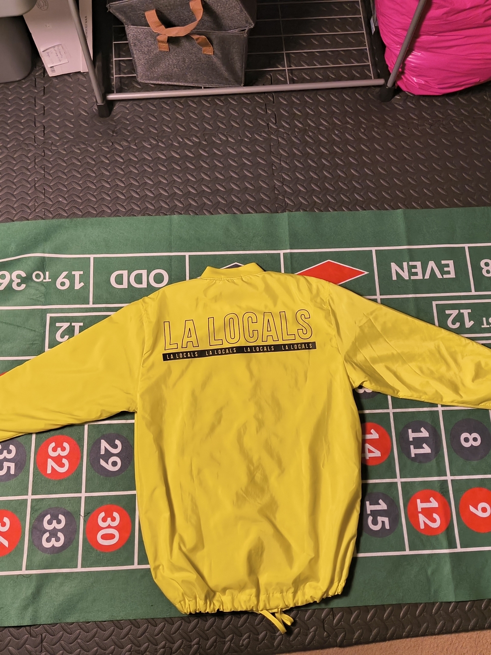 Forever 21 Neon Yellow Windbreaker Jacket Women’s S Lightweight Snap Front - Picture 14 of 16